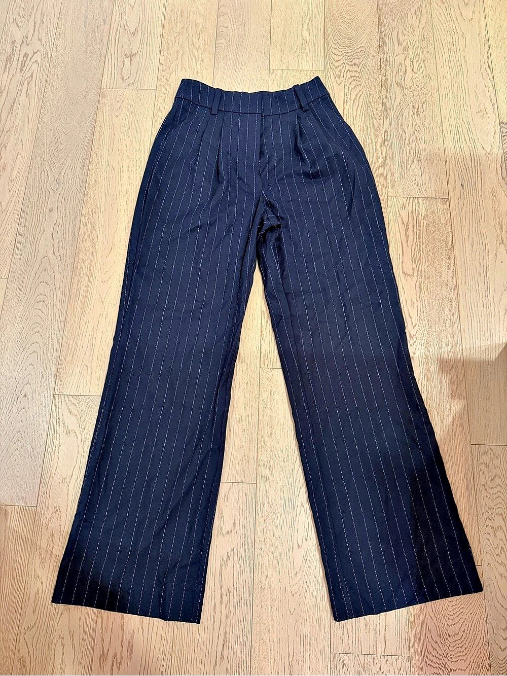 Favorite Daughter The Favorite Pant Wide Leg Pinstripe Pants Size 2